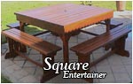 Square Entertainer - Bench
